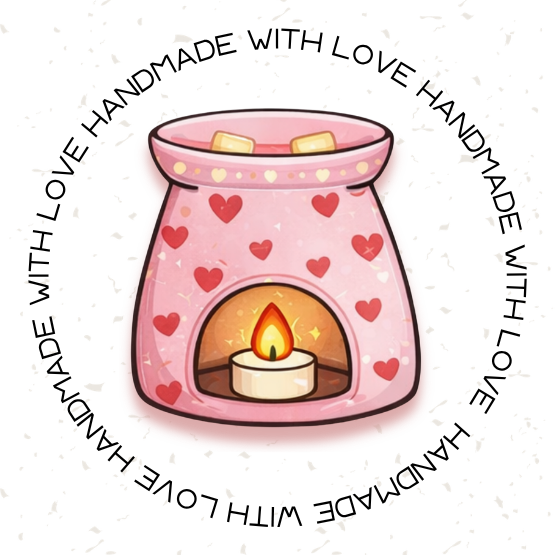 Digital Handmade With Love Stickers