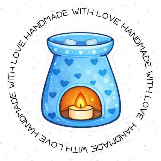 Digital Handmade With Love Stickers