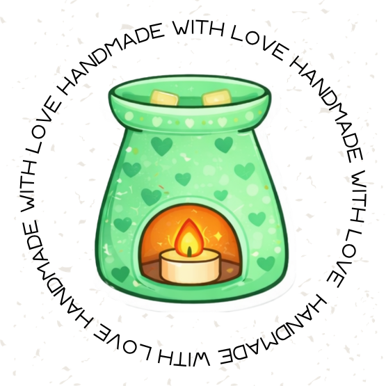 Digital Handmade With Love Stickers