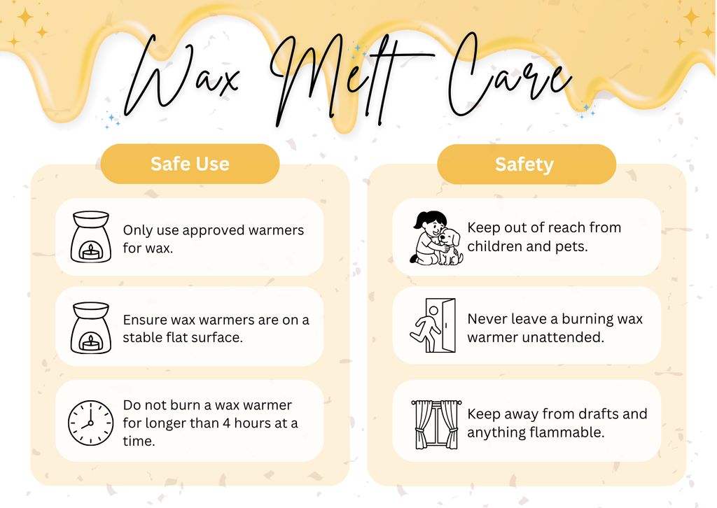 Digital Wax Melt Care Cards