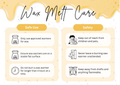 Digital Wax Melt Care Cards
