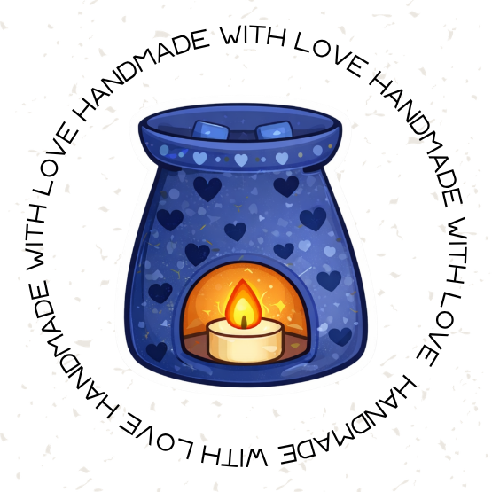Digital Handmade With Love Stickers