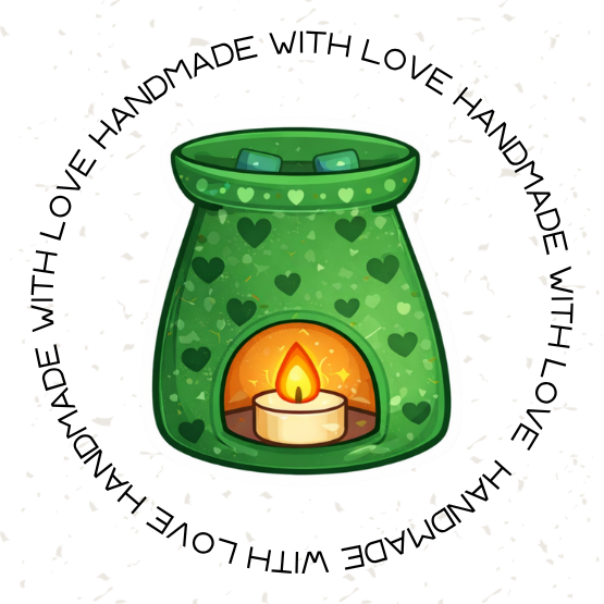 Digital Handmade With Love Stickers