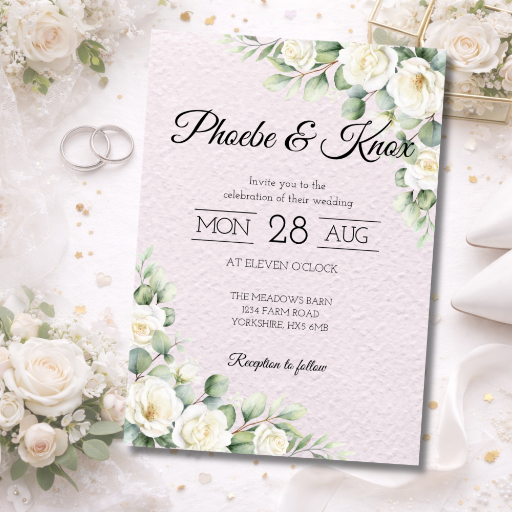 Botanical Wedding Invitations