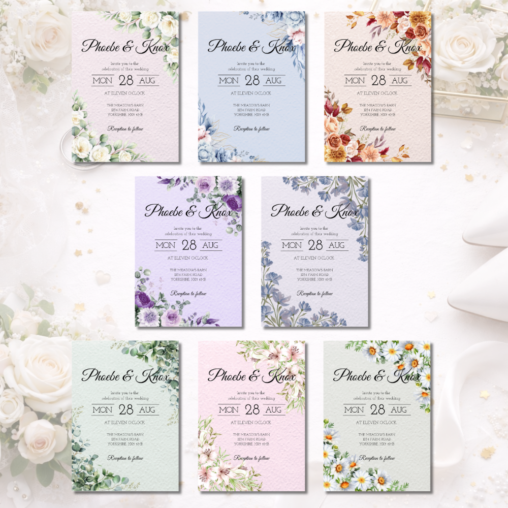 Botanical Wedding Invitations