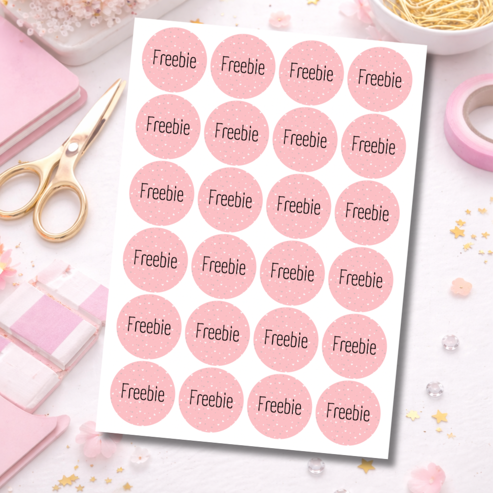 Freebie Stickers | Multiple Colours