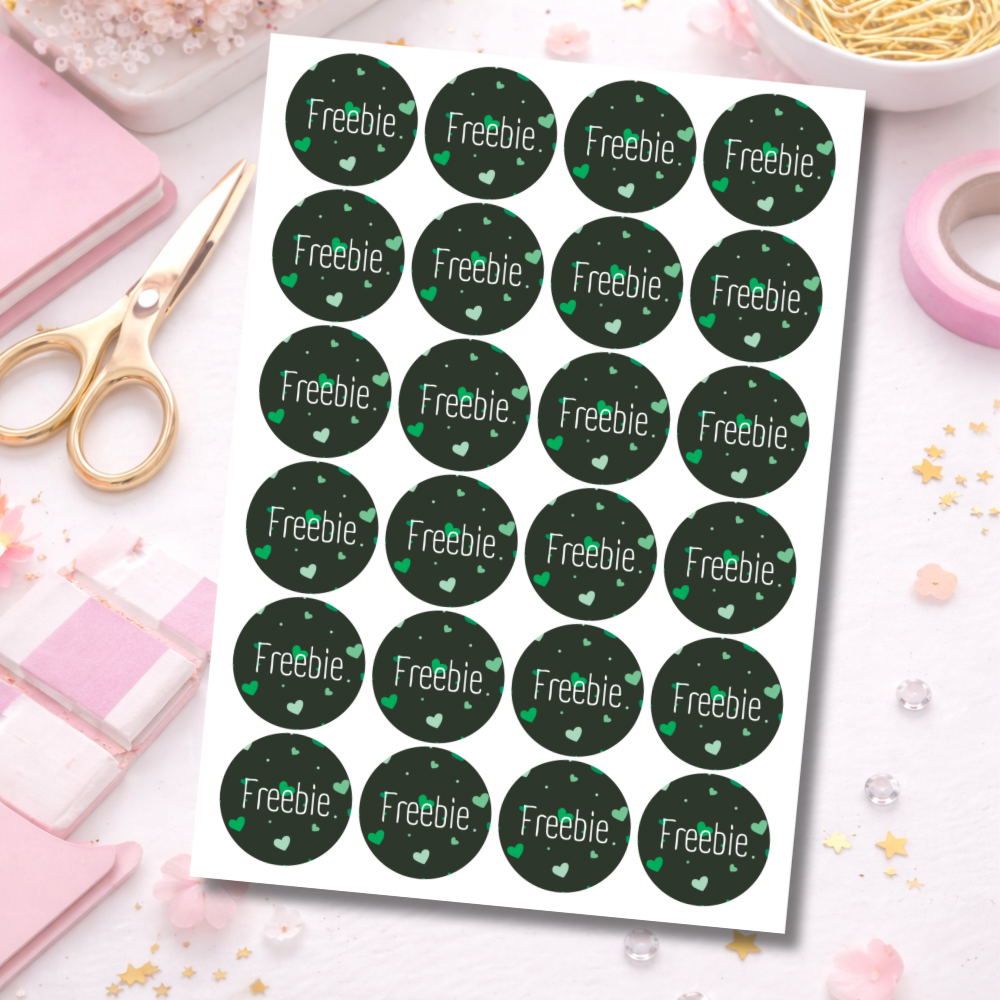 Freebie Stickers | Multiple Colours