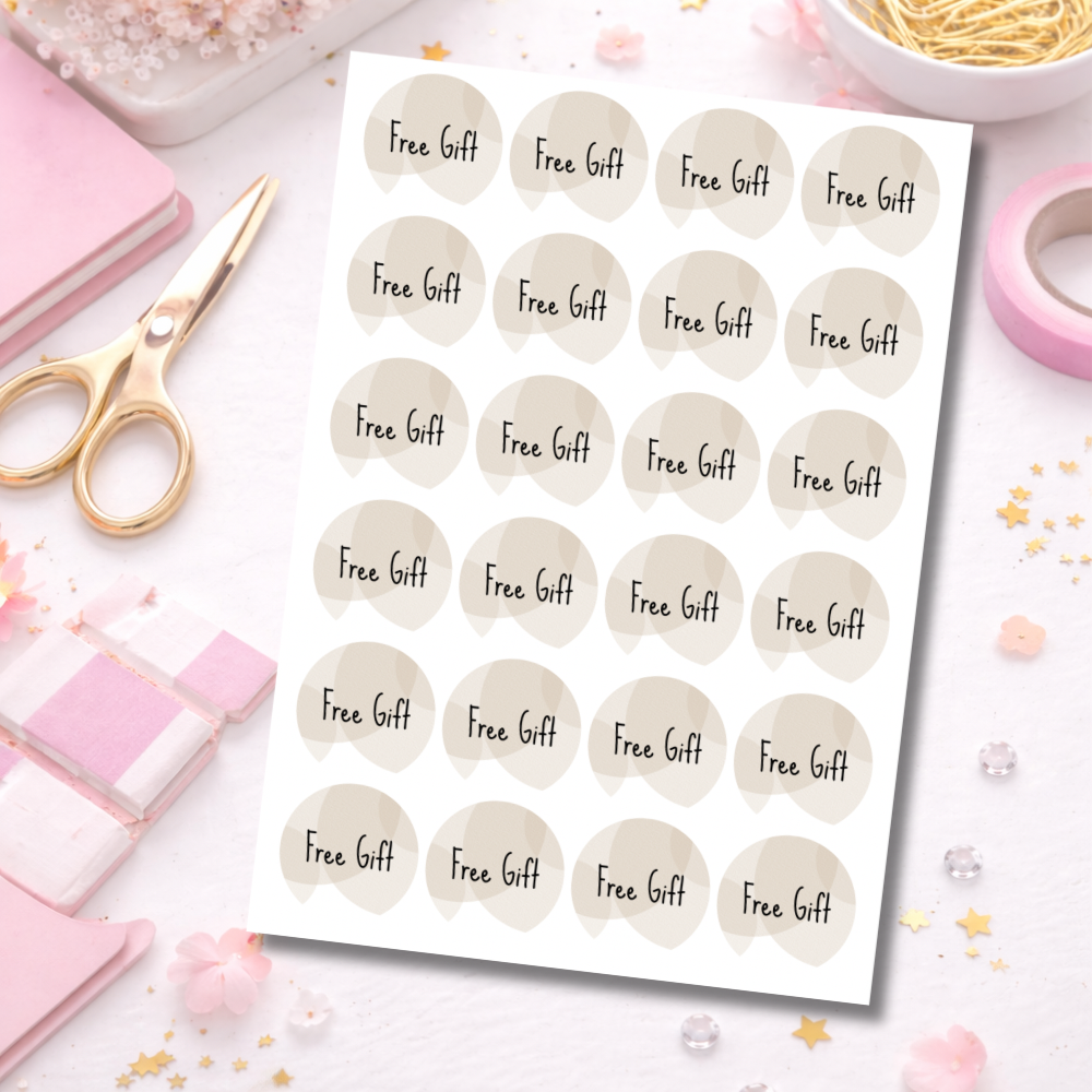 Freebie Stickers | Multiple Colours