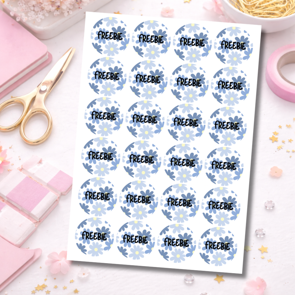 Freebie Stickers | Multiple Colours