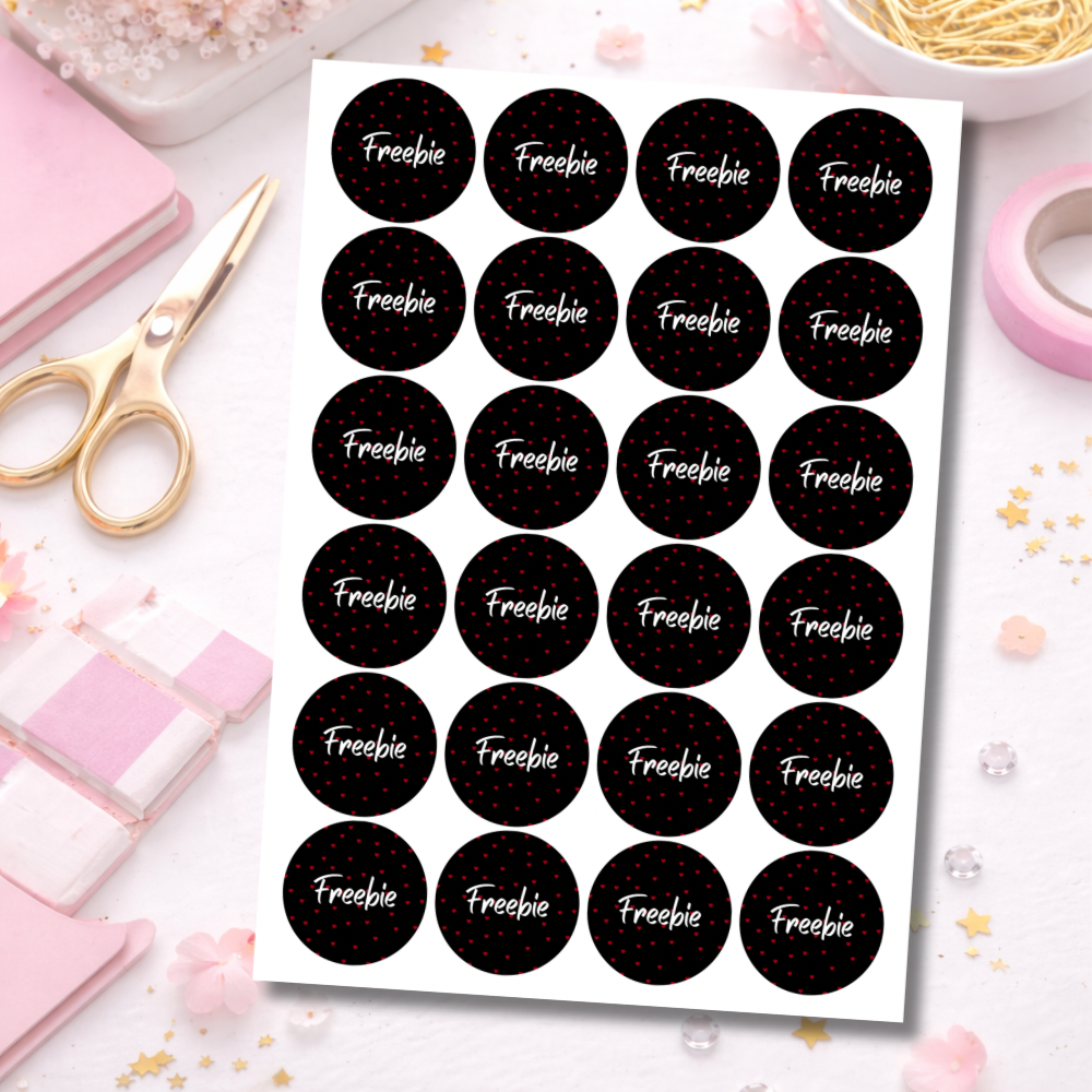 Freebie Stickers | Multiple Colours