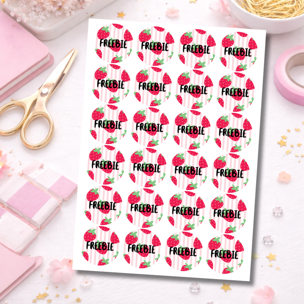 Freebie Stickers | Multiple Colours