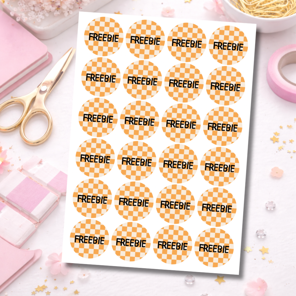 Freebie Stickers | Multiple Colours