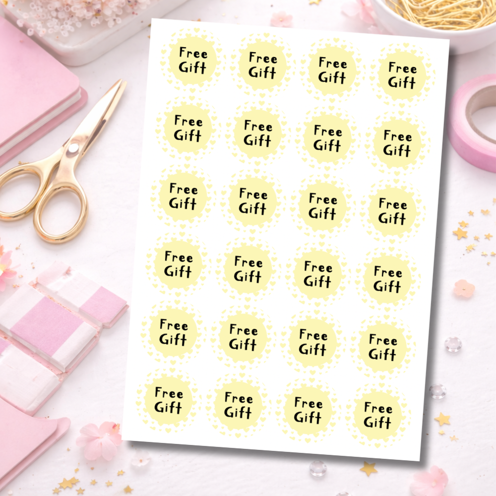 Freebie Stickers | Multiple Colours