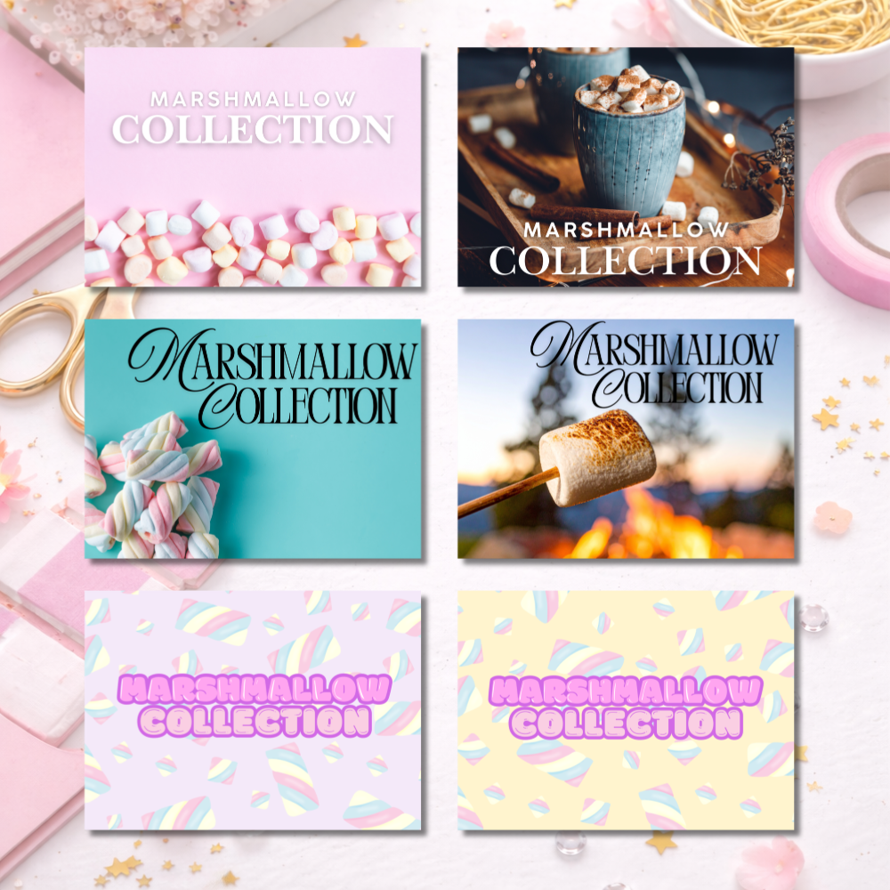 Marshmallow HB Collection Label