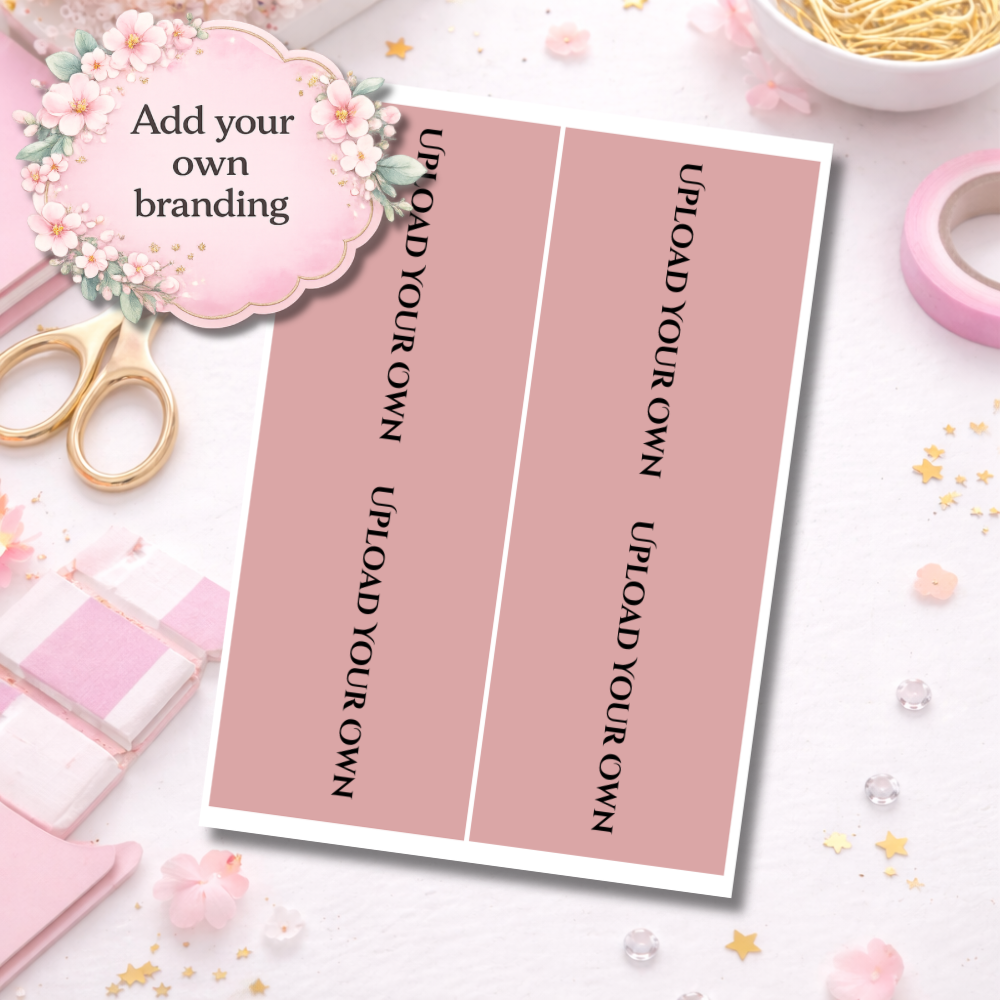 Customisable Rectangle Stickers / HB Collection