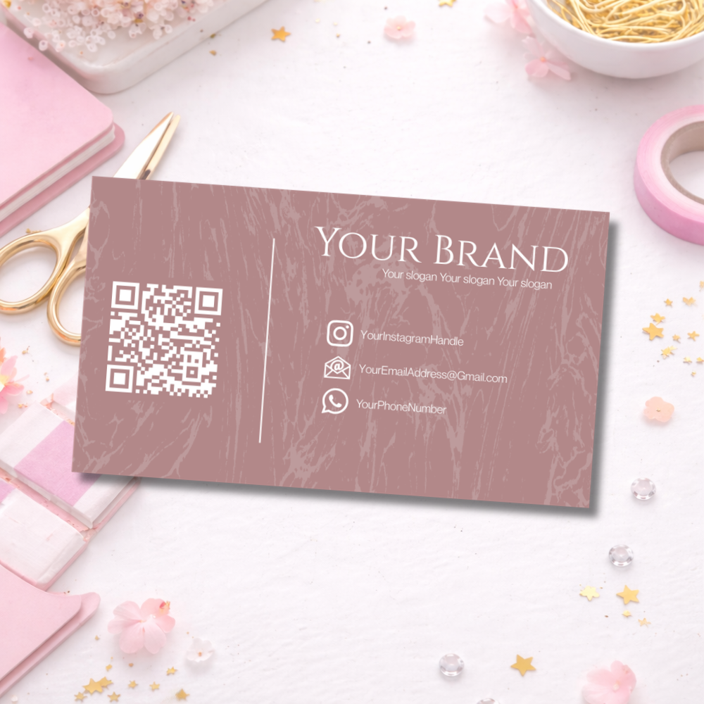 Patterned Business Cards