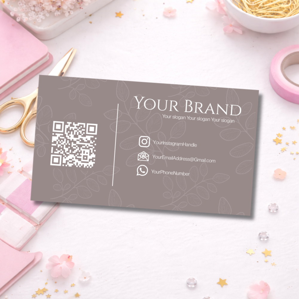 Patterned Business Cards