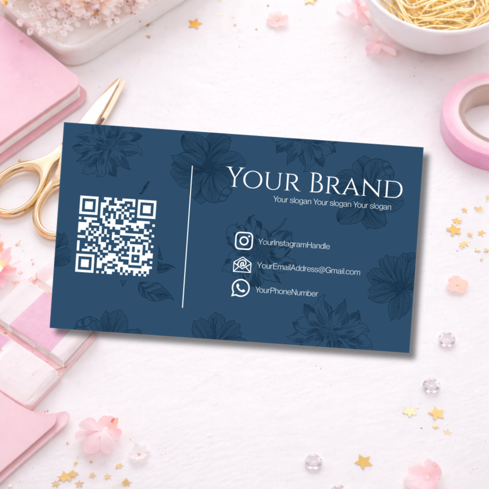 Patterned Business Cards