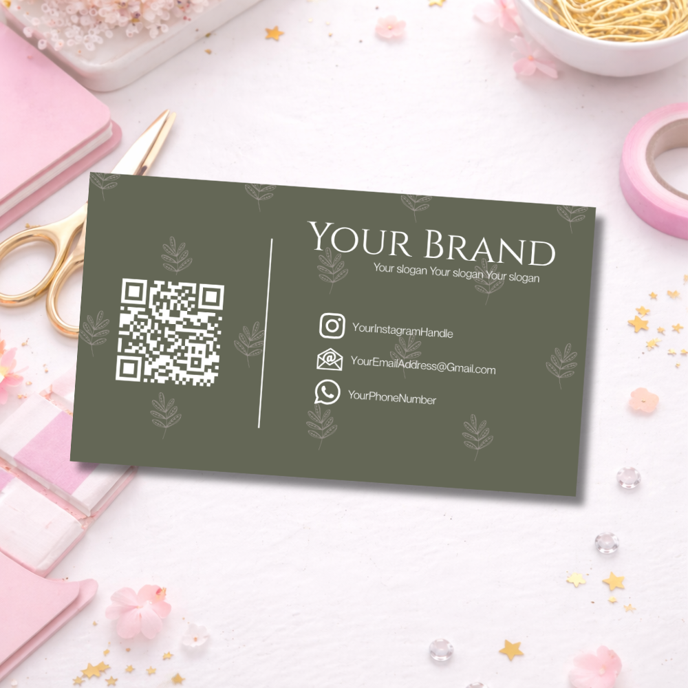 Patterned Business Cards