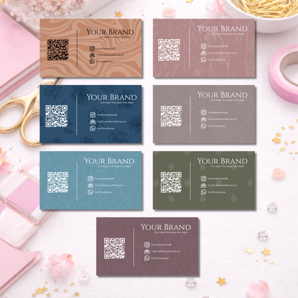Patterned Business Cards