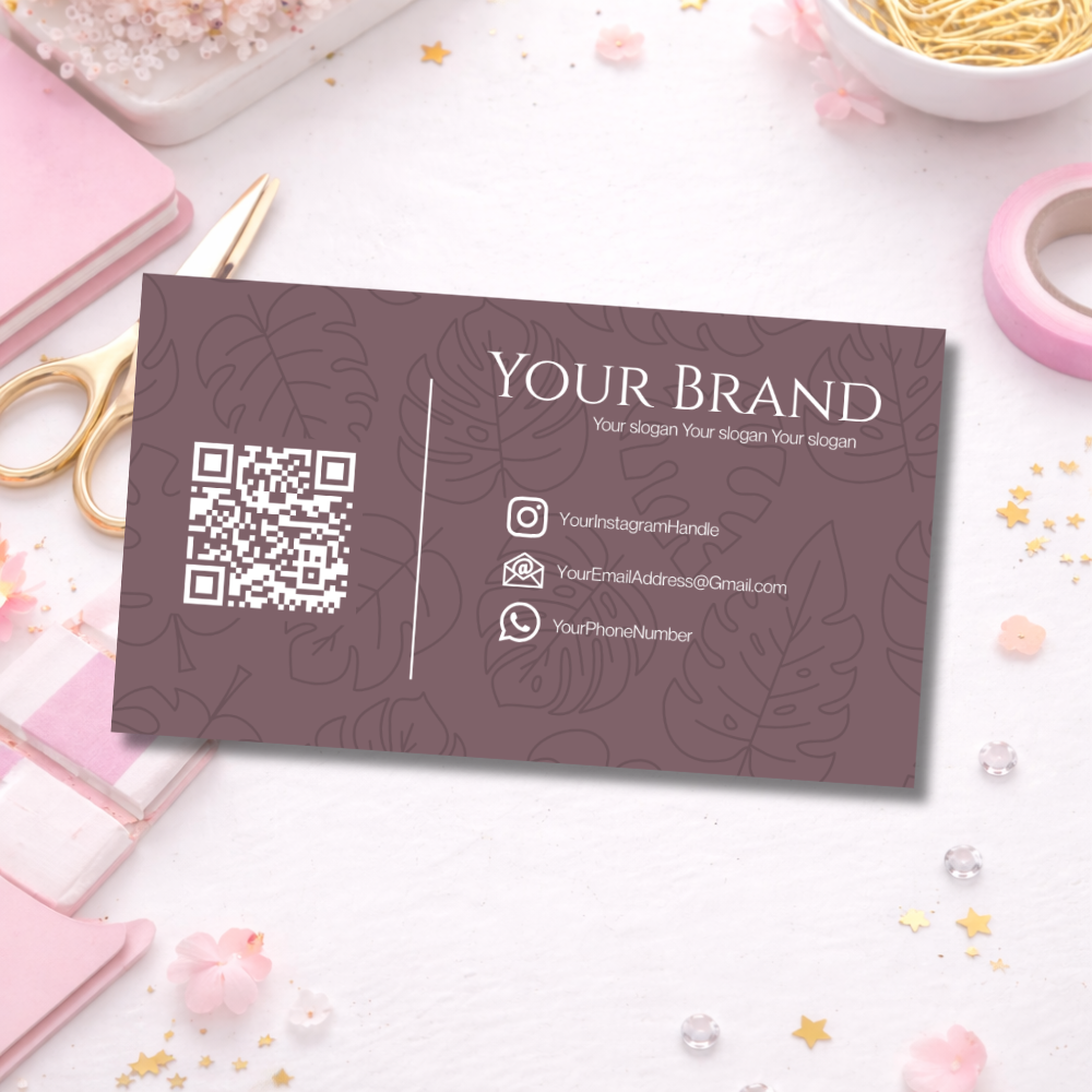 Patterned Business Cards