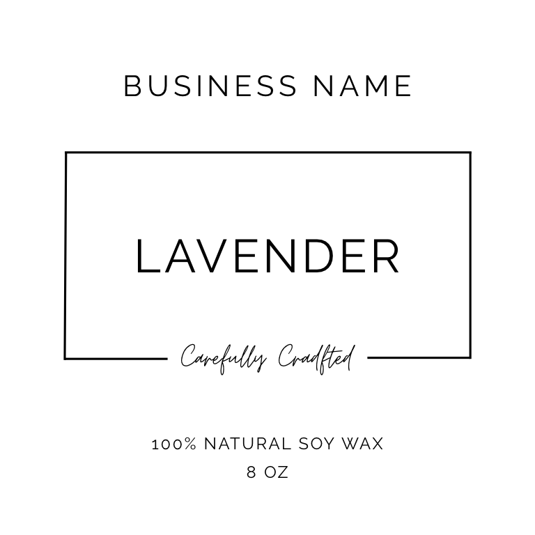 Customisable Candle Labels