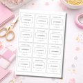 Customisable Candle Labels
