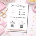 A4 Custom Social Media Sign
