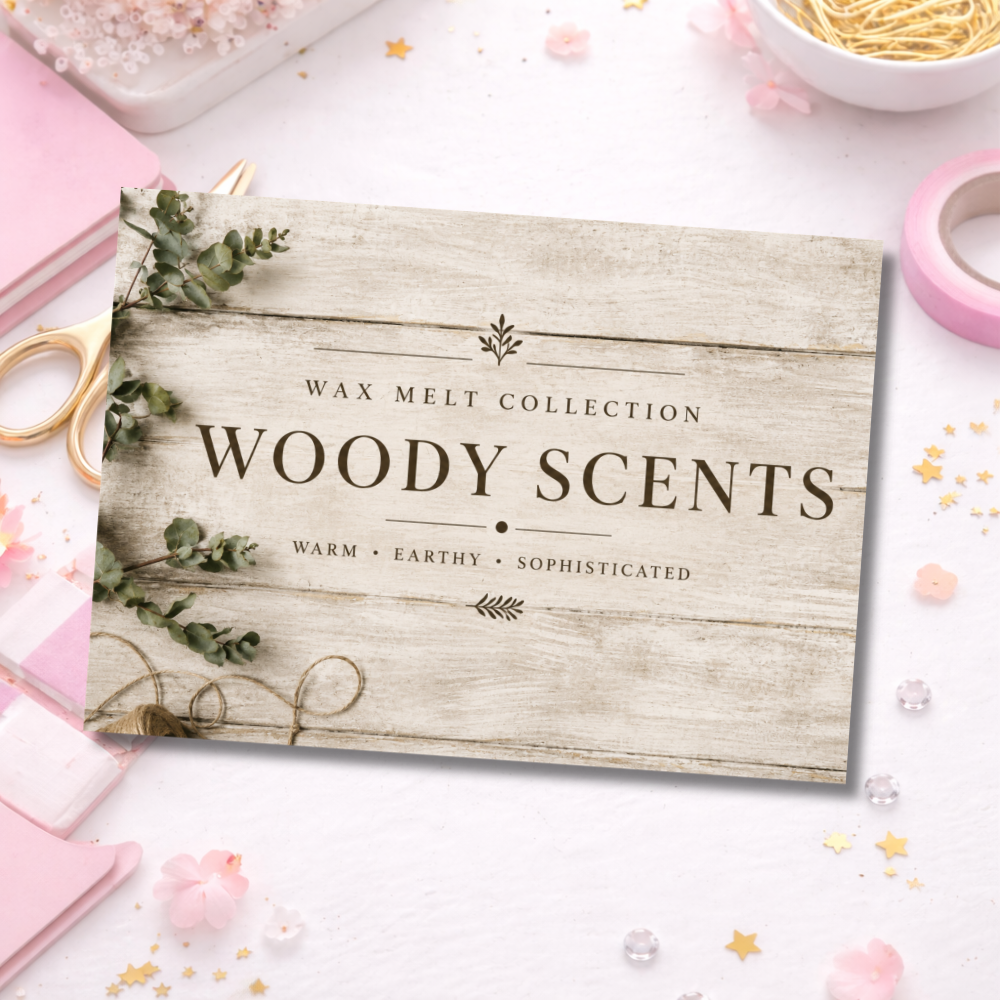 Woody Scents HB Collection Label