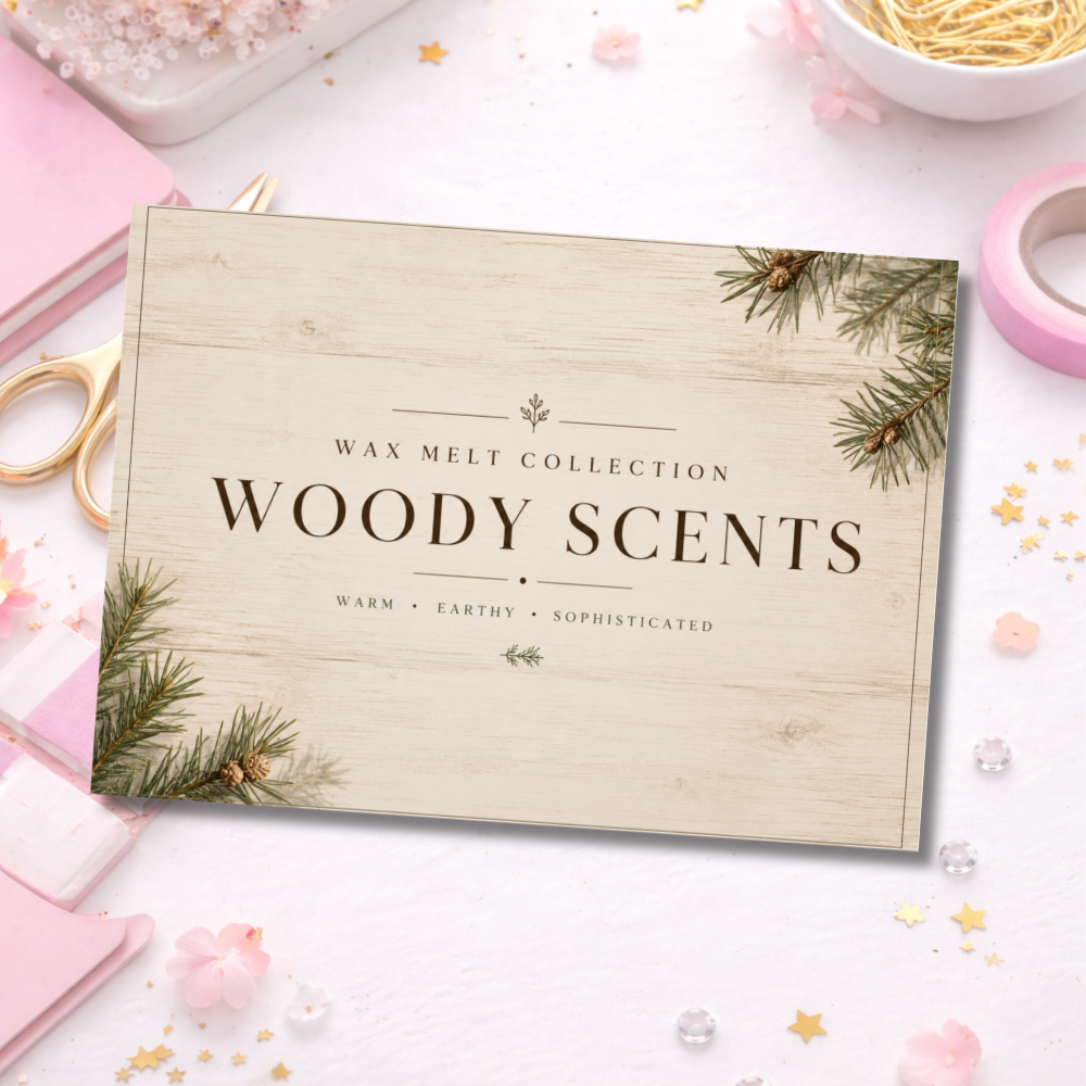 Woody Scents HB Collection Label