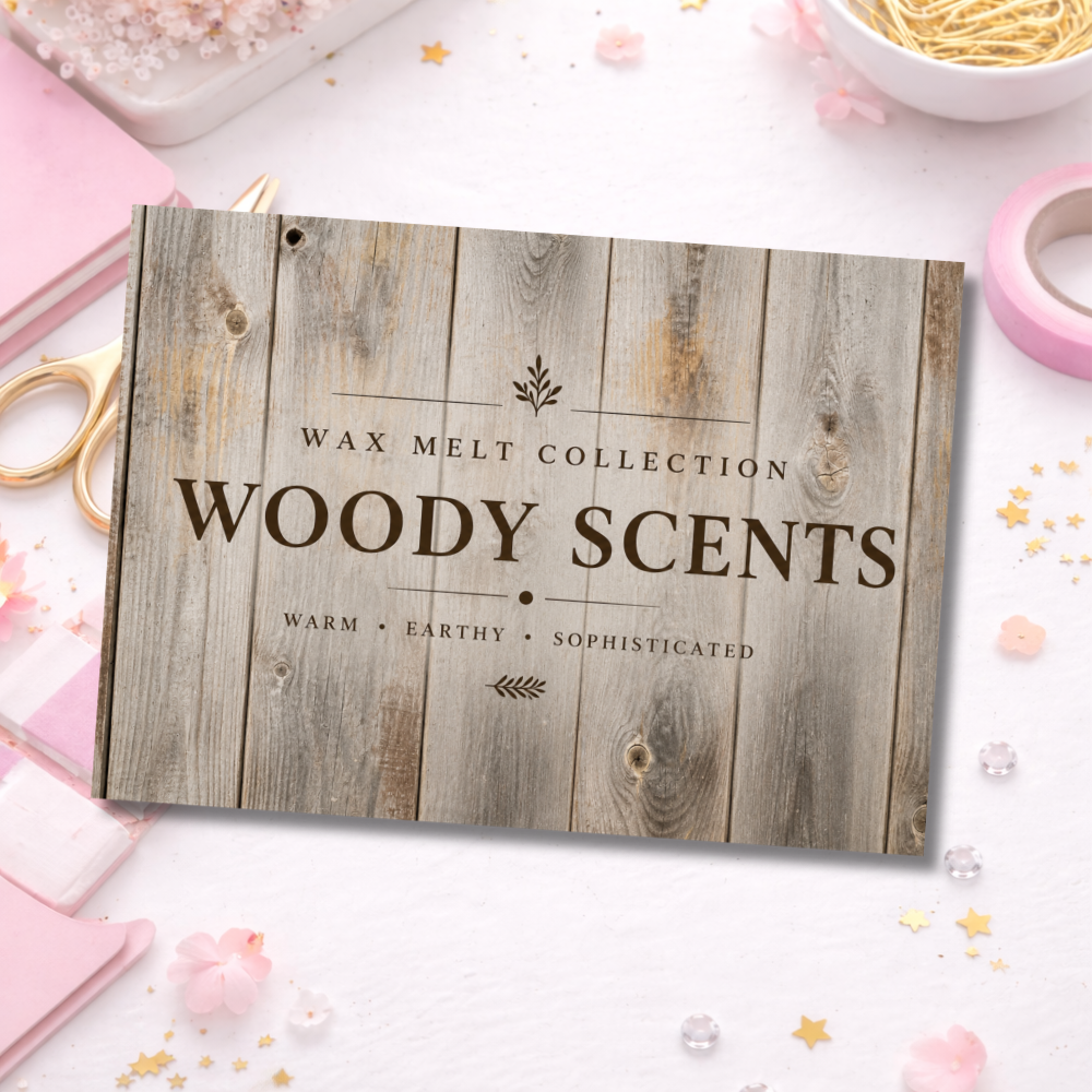 Woody Scents HB Collection Label