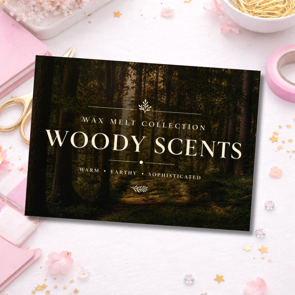 Woody Scents HB Collection Label