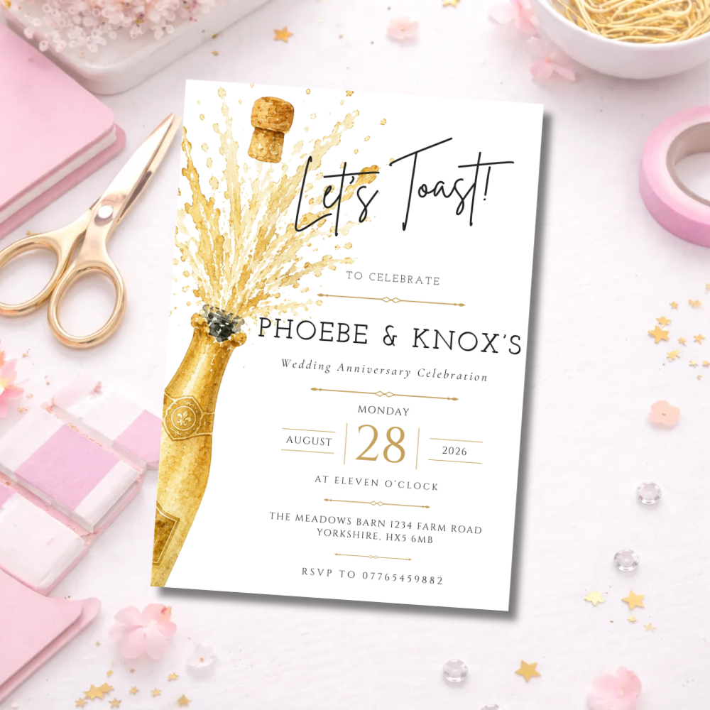 Wedding Anniversary Invitations