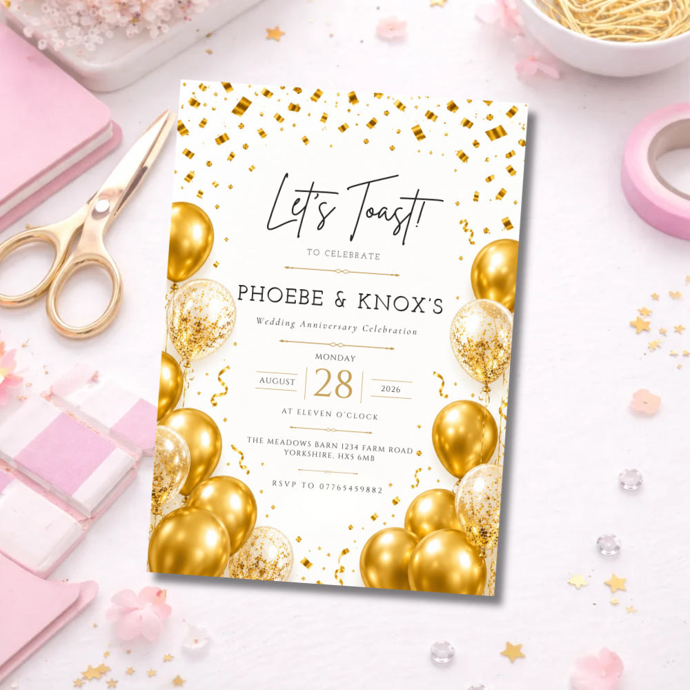 Wedding Anniversary Invitations
