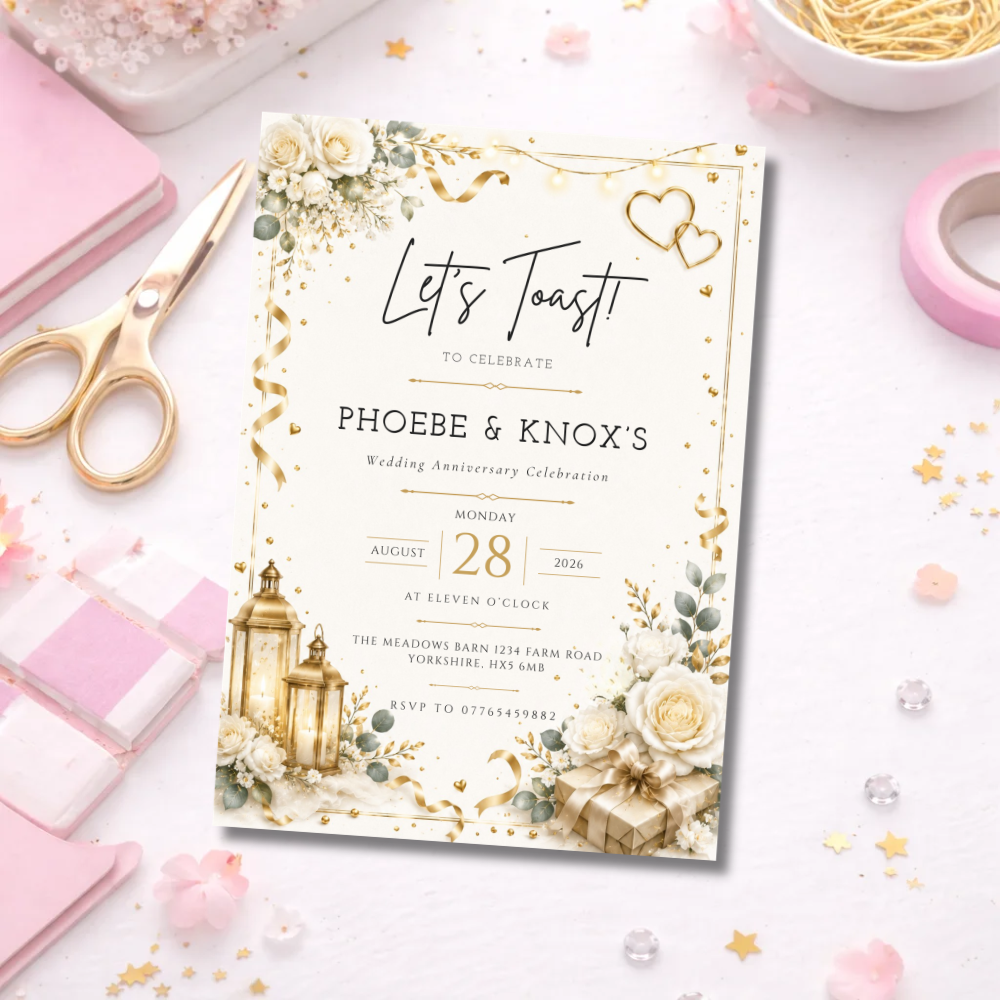 Wedding Anniversary Invitations