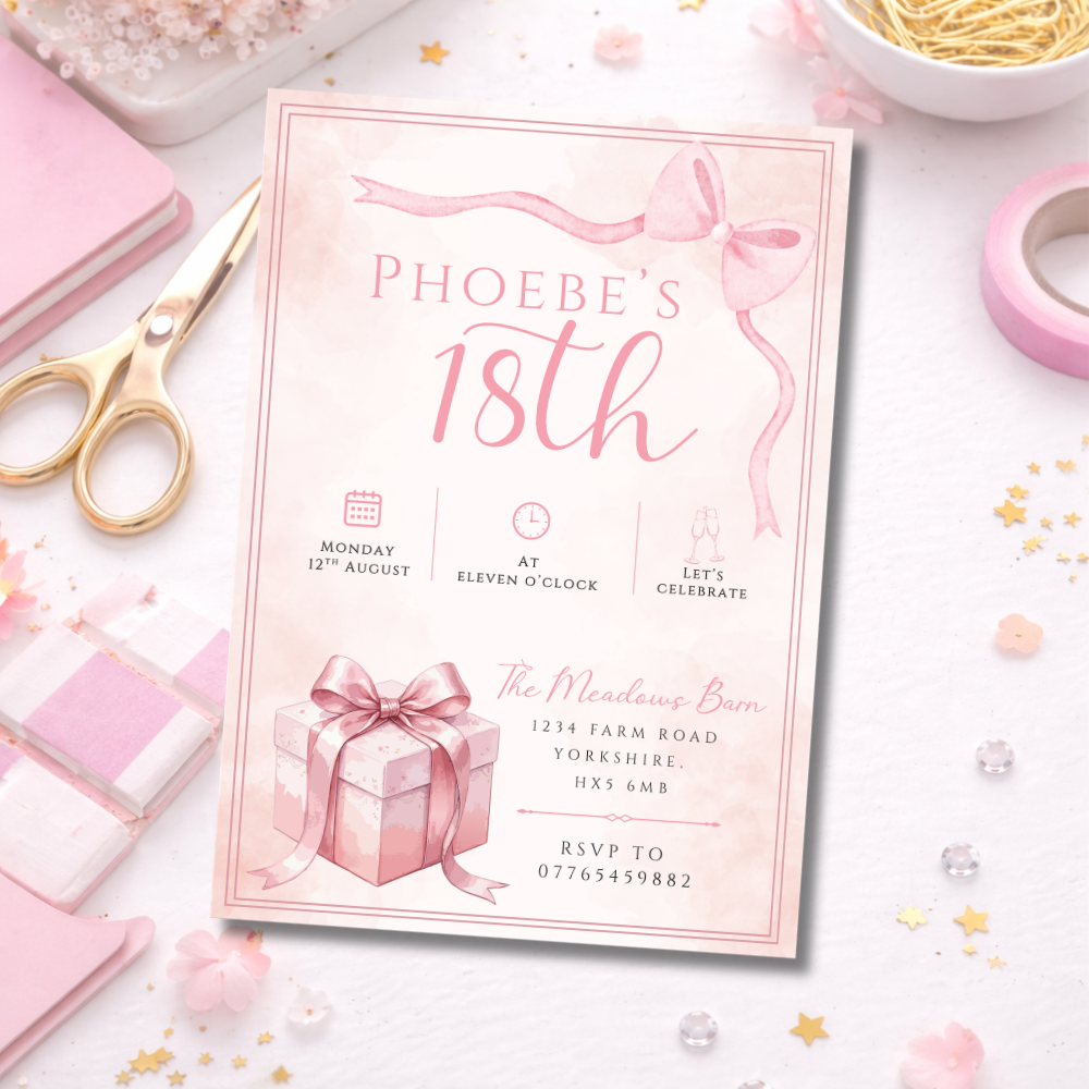 18th Birthday Invitations