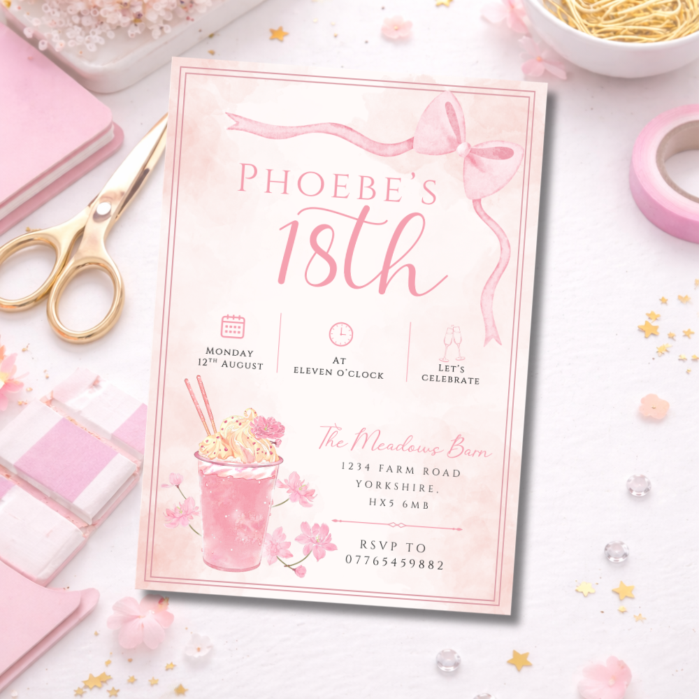 18th Birthday Invitations