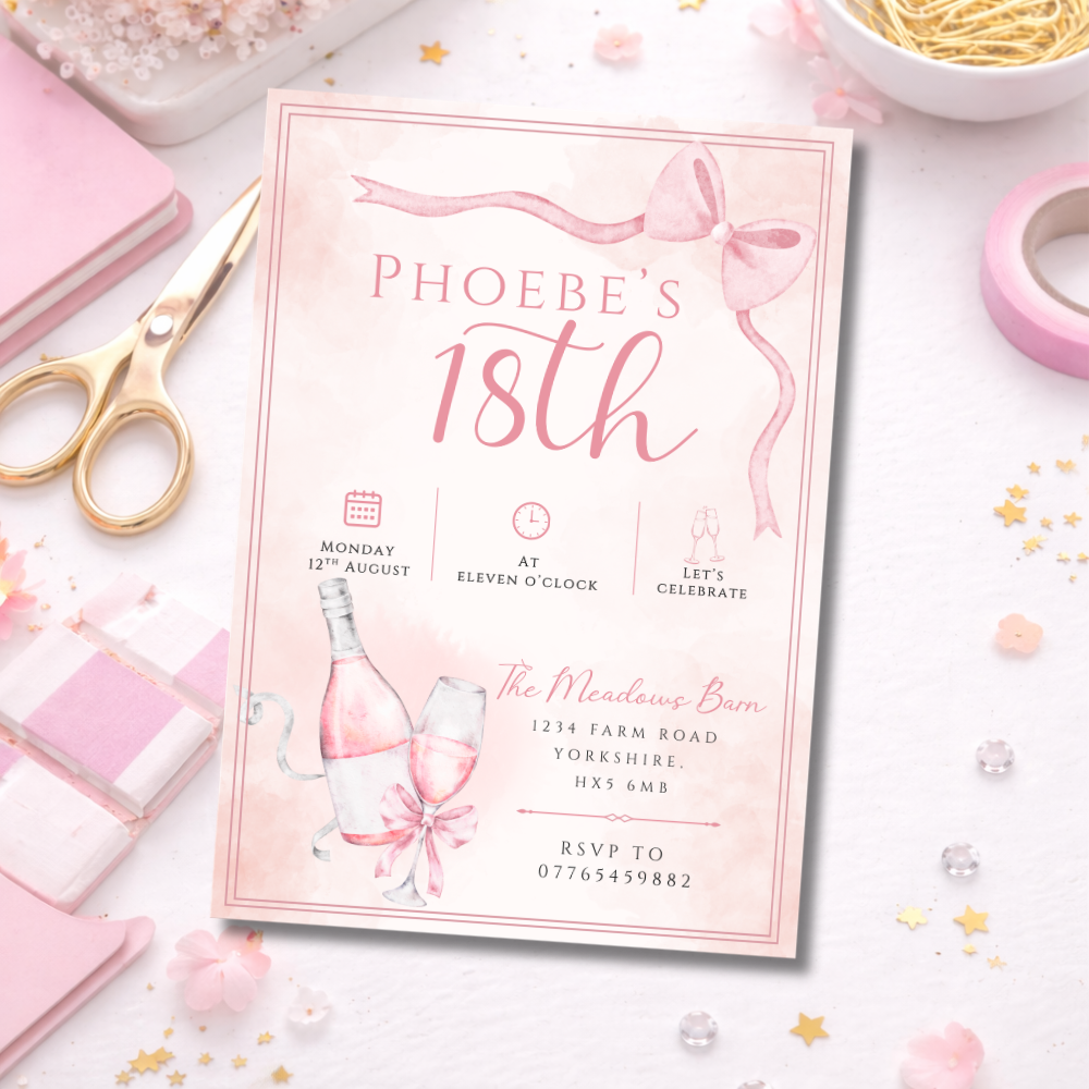 18th Birthday Invitations