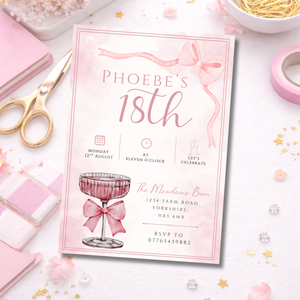 18th Birthday Invitations