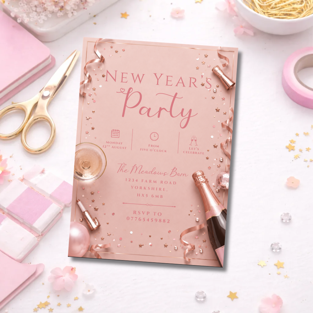 New Years Party Invitations