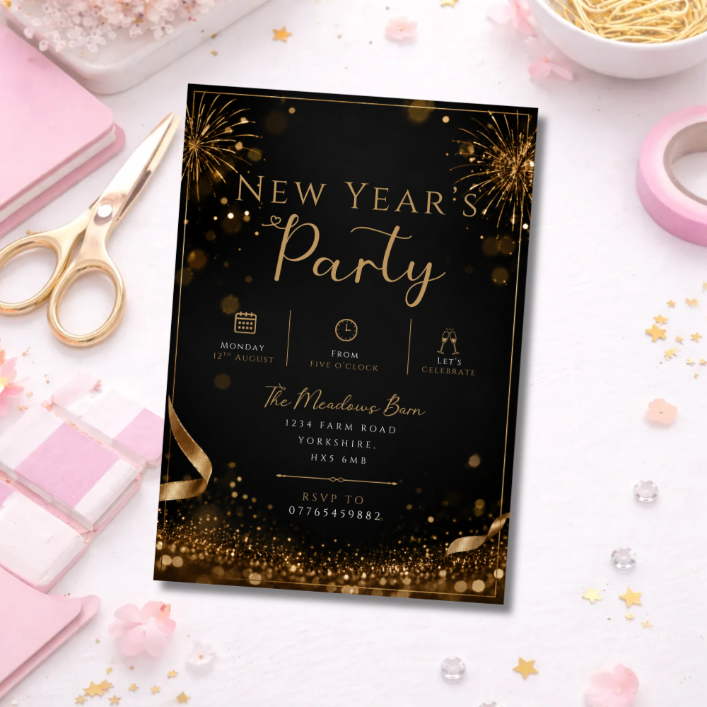 New Years Party Invitations