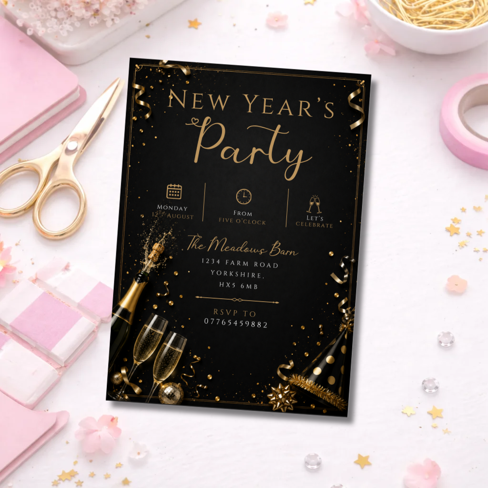 New Years Party Invitations