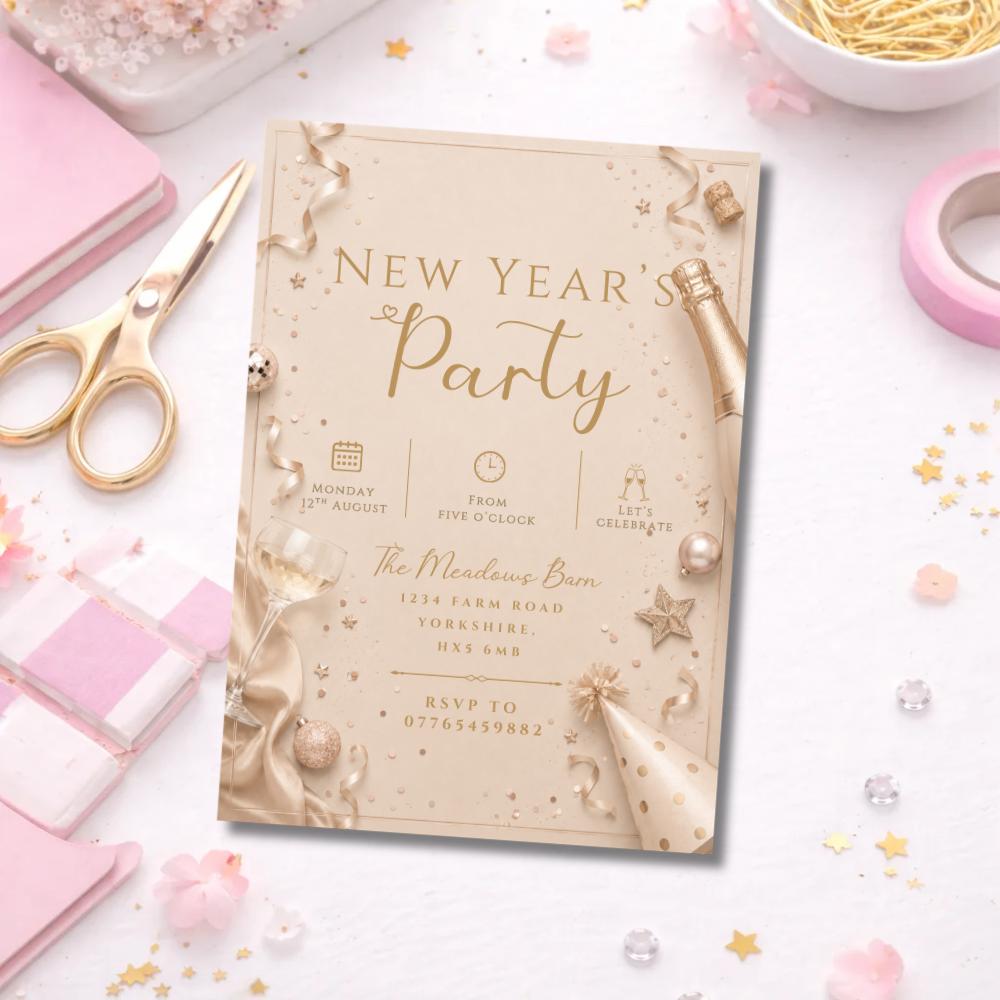 New Years Party Invitations