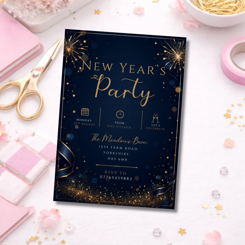 New Years Party Invitations