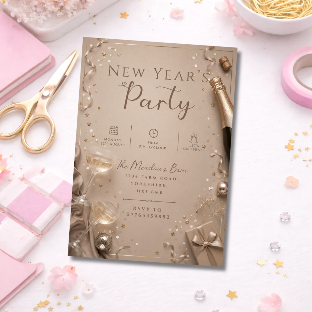 New Years Party Invitations