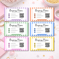 Candy Stripe Business Cards