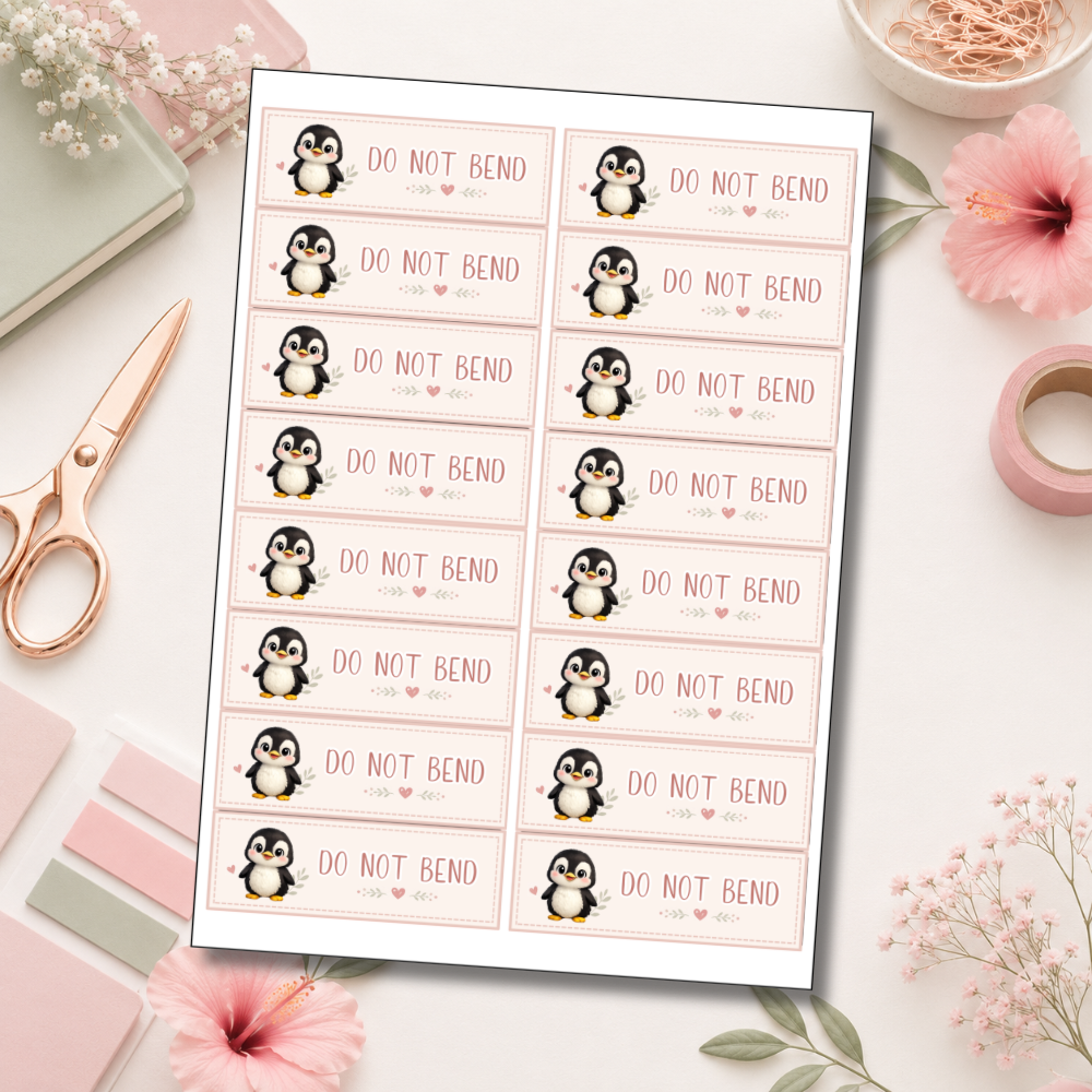 Cute Envelope “DO NOT BEND” Sealing Stickers
