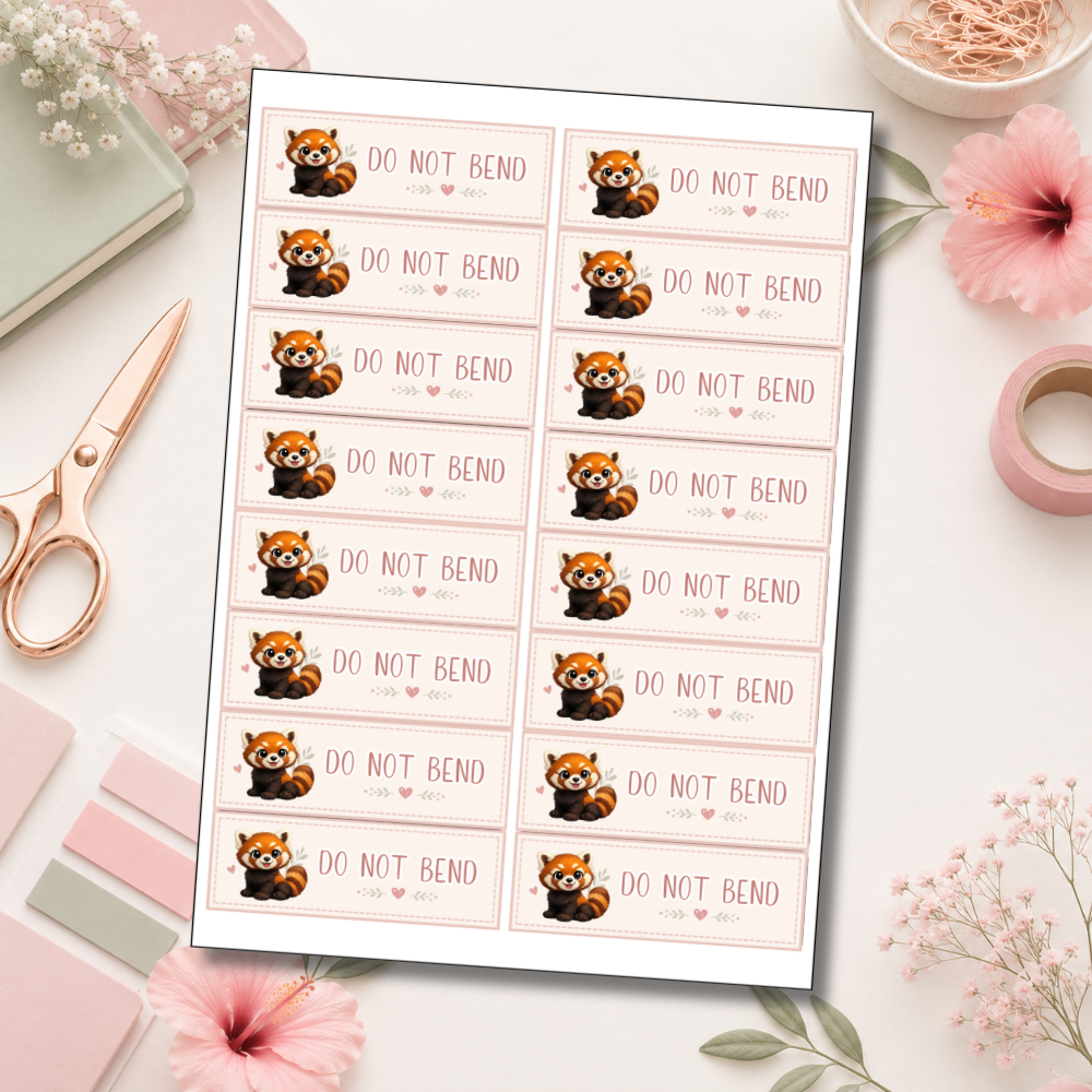 Cute Envelope “DO NOT BEND” Sealing Stickers