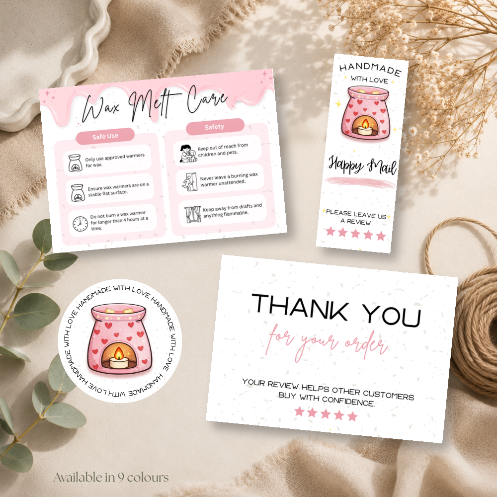 Wax Melt Starter Business Bundle - 9 Colours