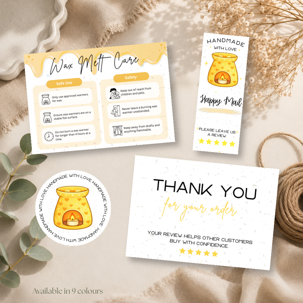 Wax Melt Starter Business Bundle - 9 Colours